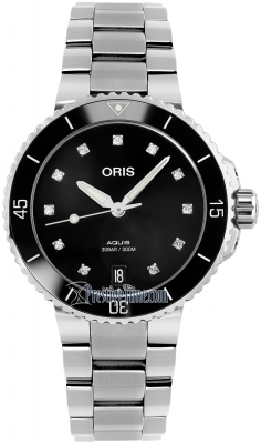 Oris Aquis Date Diamonds 36.5mm 01 733 7731 4194-07 8 18 05P